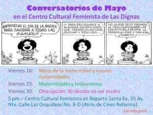 CONVERSATORIOS DE MAYO 2014 - CENTRO CULTURAL FEMINISTA LAS DIGNAS