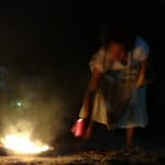 Cerramos el primer día del Encuentro Nacional Feminista con un ritual - Encuentro nacional feminista 2014