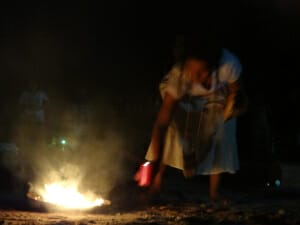 Cerramos el primer día del Encuentro Nacional Feminista con un ritual - Encuentro nacional feminista 2014