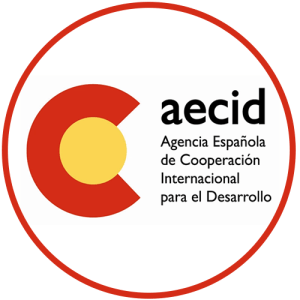 LOGO AECID - Quiénes nos apoyan - Las Dignas - El Salvador